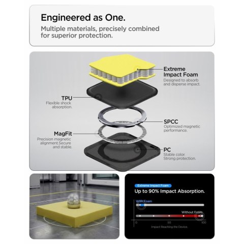 Etui pokrowiec case na Samsung Galaxy S26+ Tough Armor Mag MagSafe - czarny