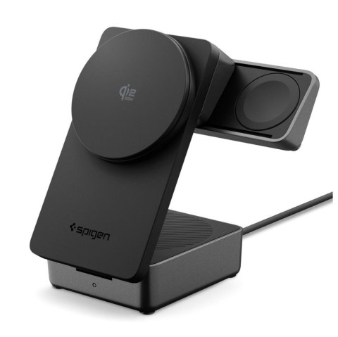 Ładowarka bezprzewodowa magnetyczna 3w1 Qi2.2 25W MagSafe - czarna