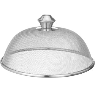 Pokrywa kopuła siatkowa do żywności stalowa śr. 305 x 170 mm
