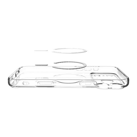 Etui case na iPhone 17 Pro Max Ultra Hybrid MagSafe - przezroczysto-szare