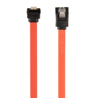 Kabel do dysków SATA DATA III (6GB/S) 30cm metalowe zatrzaski kątowy