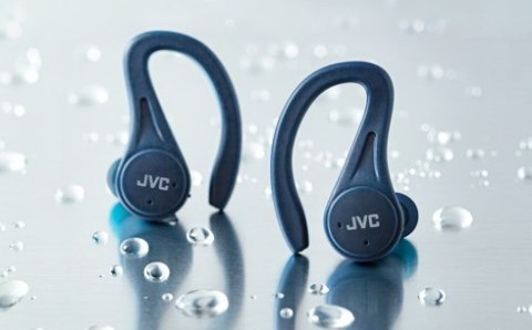 Słuchawki bezprzewodowe dokanałowe sportowe JVC HA-EC25T Niebieskie
