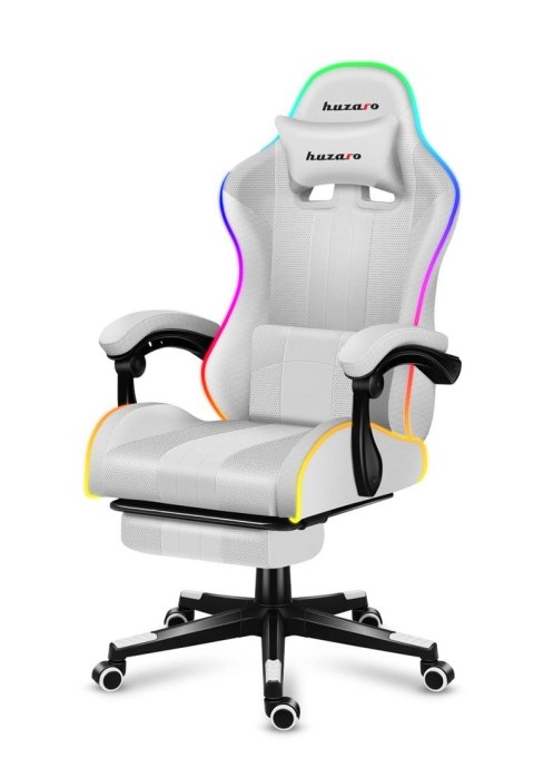 Fotel gamingowy Huzaro Force 4.7 RGB White (OUTLET)