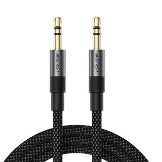 Kabel przewód AUX mini jack 3.5mm 1m - czarny