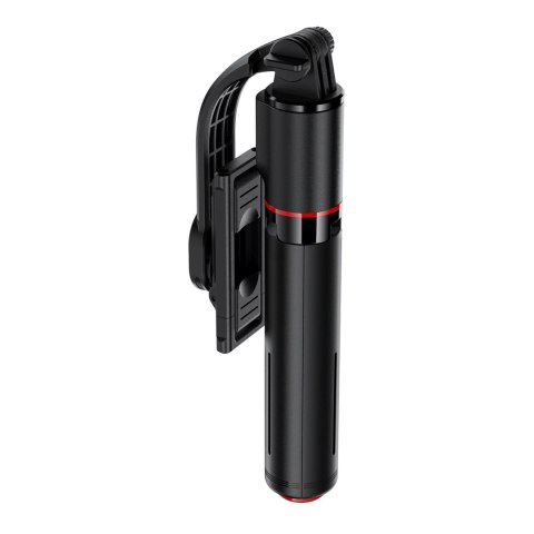 Selfie stick z automatycznym statywem i pilotem Bluetooth 1.05 m - czarny