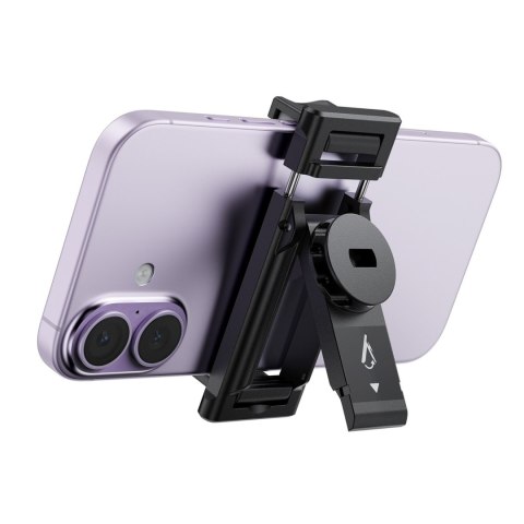 Selfie stick z automatycznym statywem i pilotem Bluetooth 63 cm - czarny