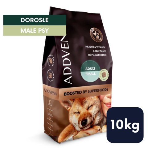ADDVENA BOOSTED BY SUPERFOODS dla dorosłych psów małych ras 10kg (OUTLET)