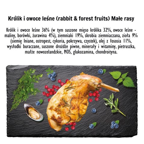 Paka Zwierzaka Seventh Heaven Królik z owocami leśnymi ''S'' 9kg (OUTLET)