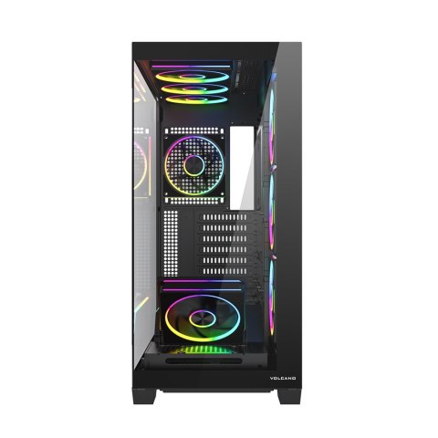 MODECOM OBUDOWA VOLCANO STELLAR PLUS ARGB MIDI 8F BLACK