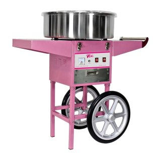 Mobilna maszyna do waty cukrowej bez pokrywy na kółkach Royal Catering