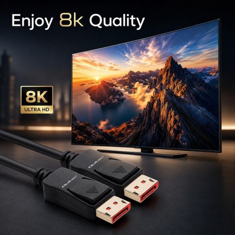 Kabel DisplayPort M/M v2.1 | 40G | 0.5m