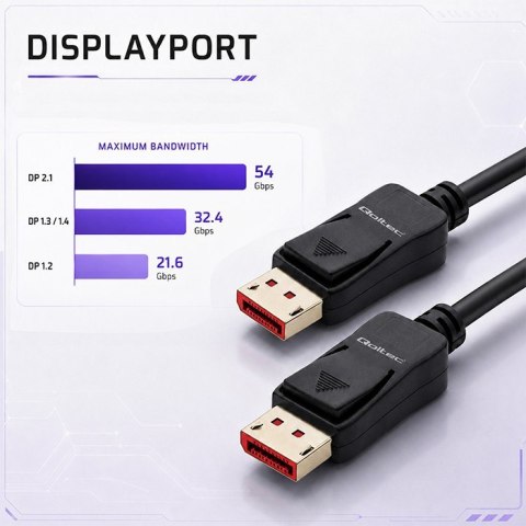 Kabel DisplayPort M/M v2.1 | 54G | 2m