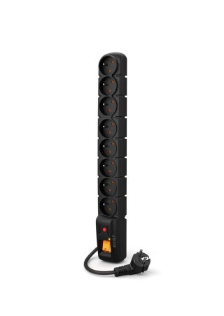 Listwa zasilająca Acar S8 (3m ; czarny)