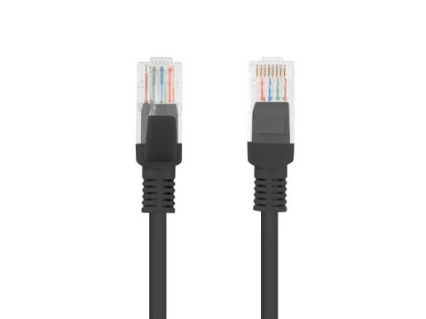 PATCHCORD KAT.5E 5M CZARNY FLUKE PASSED LANBERG