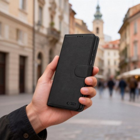 Etui futerał zamykany z podstawką na Samsung Galaxy S26 Wallet - czarny