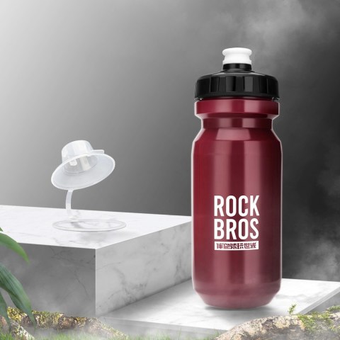 Bidon rowerowy butelka na wodę napoje 600 ml - czerwony