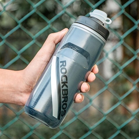 Bidon rowerowy termiczny bez BPA 620 ml - gradient czarny