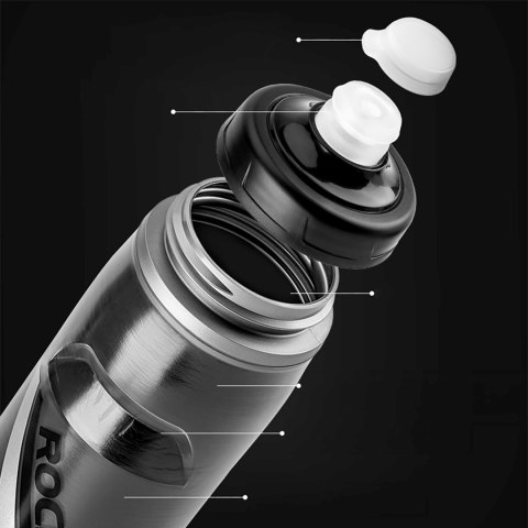 Bidon rowerowy termiczny bez BPA 620 ml - gradient czarny