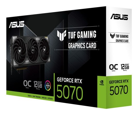 Karta graficzna ASUS TUF Gaming GeForce RTX 5070 OC 12GB