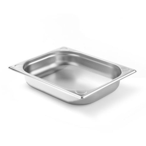Pojemnik GN 1/2 stalowy Kitchen Line wys. 65 mm - Hendi 806326 Hendi