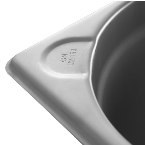 Pojemnik GN 1/4 stalowy Kitchen Line wys. 100 mm - Hendi 806531 Hendi