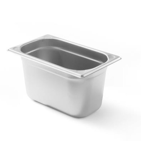 Pojemnik GN 1/4 stalowy Kitchen Line wys. 150 mm - Hendi 806548 Hendi