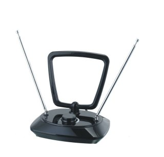 Antena wewnętrzna TV z przewodem koncentrycznym 1.85m, 5G, DVB-T/T2, zgodna z RED