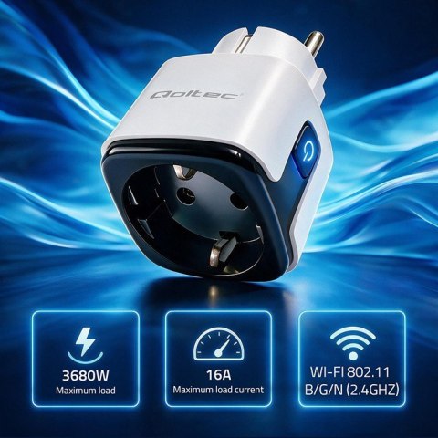 Inteligentne gniazdko Wi-Fi 16A | timer | watomierz | Tuya
