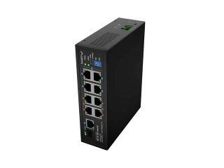 LANBERG SWITCH LIGHT INDUSTRIAL POE 4XBT 4XAT SFP+ETH DIN NIEZARZĄDZALNY FAST ETHERNET