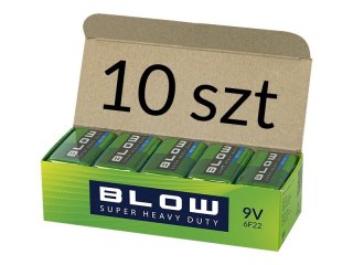 Bateria 9V 6F22 Super Heavy Duty 10 sztuk
