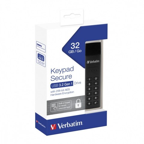 Pendrive 32GB Keypad Secure AES 256 Bit szyfrowanie, klawiatura