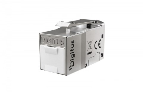 Moduł (gniazdo) Keystone RJ45 (8P8C) kat.6, STP ekranowany, beznarzędziowy, zaślepka przeciwpyłowa