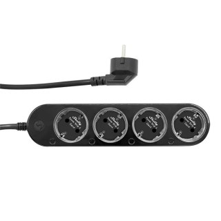 Inteligentna listwa zasilająca Shelly Power Strip 4 Gen4 Czarny