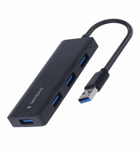 HUB 4-portowy USB 3.2 (Gen.1) czarny