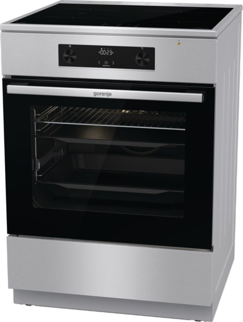 Kuchnia indukcyjna GORENJE GEIT6C60XPG | termoobieg | funkcja Pizza | FrozenBake | inox