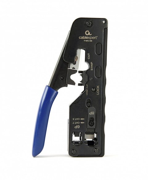 Uniwersalna zaciskarka wtyków RJ45 / RJ12 / RJ11/ Pass-through