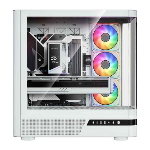 MODECOM OBUDOWA VOLCANO AQ 200 ARGB MIDI BIAŁA
