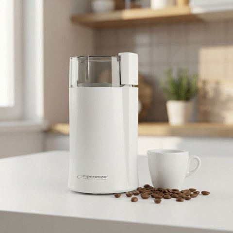 Młynek do kawy Esperanza Espresso EKC001W (160W; udarowy; kolor biały)