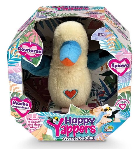 Maskotka interaktywna Happy Yapper - Wesołe gadułki Kukabura