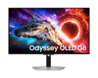 Monitor 32 cale Odyssey G80SH OLED 3840x2160 UHD 16:9 2xHDMI 1xDP 2xUSB 3.2 1xUSB-C 90W 0,03ms 240Hz HAS+PIV płaski 2Yd2d (LS32H