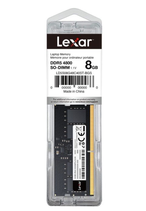 Pamięć do laptopa DDR5 SODIMM 8GB(1* 8GB)/4800 CL40