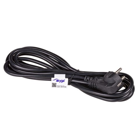 Kabel Akyga AK-PC AK-PC-06A (Hybrydowa standardu C/E/F (CEE 7/7) M - C13 M; 3m; kolor czarny)