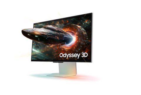 Monitor 27 cali Odyssey 3D G90XF IPS 3840x2160 UHD 16:9 2xHDMI 1xDP 2xUSB-A 1xUSB-B 1ms 165Hz HAS+PIV płaski 2y2d (LS27FG900XUXE