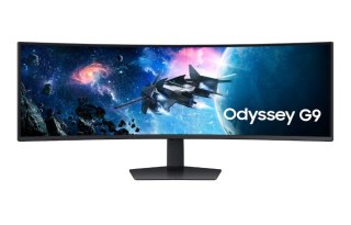 Monitor 49 cali Odyssey G9 G95C VA 5120x1440 DQHD 32:9 2xHDMI 1xDP 2xUSB 2.0 1ms 240Hz zakrzywiony 3Yd2d (LS49CG950EUXEN)