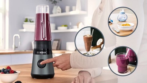 Blender kielichowy Bosch VitaPower Serie 2 MMB2111S 0,6l | 450W | srebrny