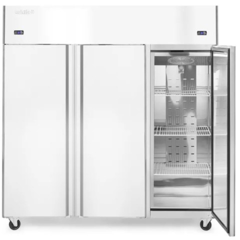 Szafa chłodniczo-mroźnicza lodówko-zamrażarka Profi Line 3-drzwiowa 890 + 420L - Hendi 233153