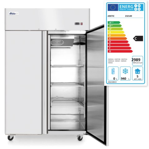 Szafa mroźnicza 2-drzwiowa Profi Line 6 x GN2/1 1240L - Hendi 232149