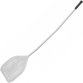 Łopata do pizzy Arena kwadratowa perforowana z wygiętym uchwytem 350 x 1500 mm