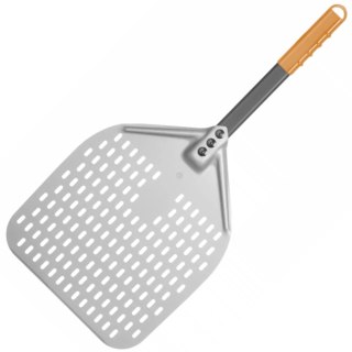 Łopata do pizzy z krótką rączką perforowana kwadratowa 300 x 660 mm - Hendi 618097