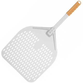 Łopata do pizzy z krótką rączką perforowana kwadratowa 350 x 710 mm - Hendi 618066